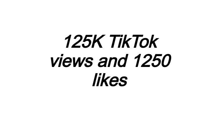 159267125K TikTok views and 1250 likes