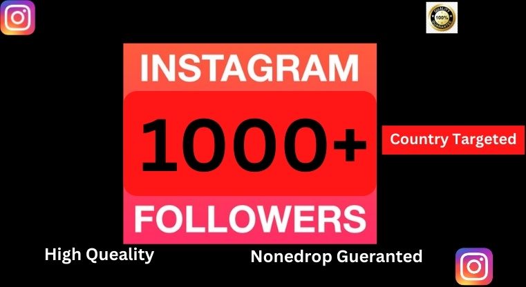 1476I Will provide 1000+ Organice Followers, Lifetime gueranteed