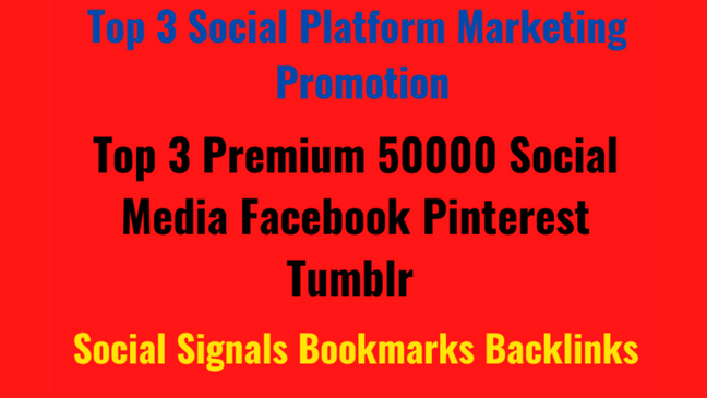 110116100 Facebook Pinterest Tumblr Social Signals Bookmarks Backlinks