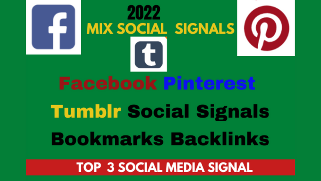 1103Top 3 Premium 50000 Social Media Facebook Pinterest Tumblr Social Signals Bookmarks Backlinks