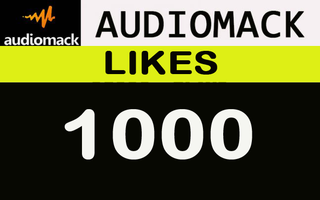 1206500,000 Audiomack Organic plays with 200 FOLLOWERS + 100 REUPS+ 200 LIKES+50 comments+ 100 PLAYLIST