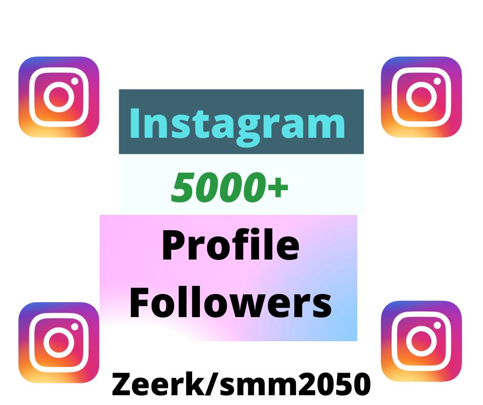 1597Instant Profile Instagram Real 5000+ Followers Permanent, Non-drop, and 100% Lifetime guarantee