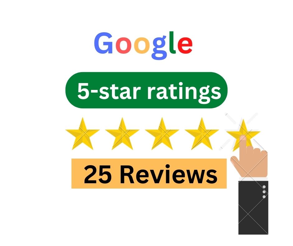 1149You will get 25 GOOGLE 5-Star Reviews For your business