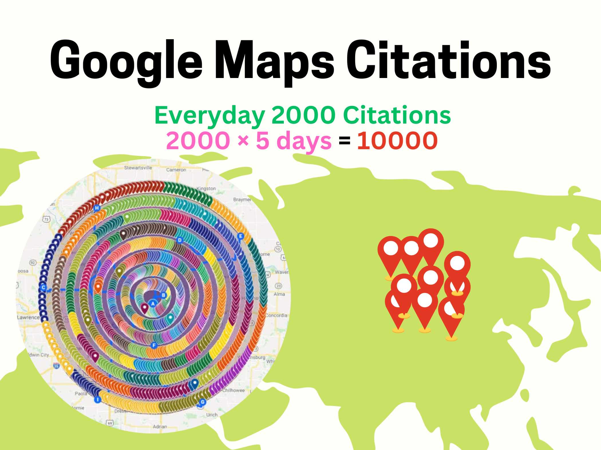 1969Manual 10, 000 Google Maps citations for local SEO and GMB ranking