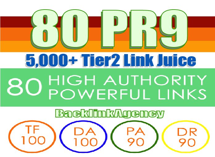 353140 PR9  DA 80 to 100 With 20 edu-Gov High Quality SEO
