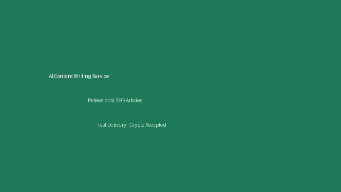 287311I will write high-quality SEO articles and blog posts using AI